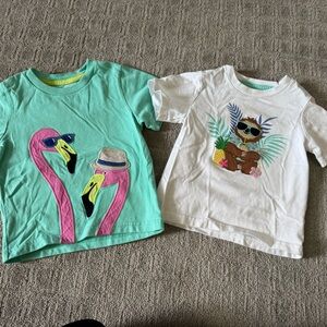 Sold on CP. Children's Flamingo and Sloth T-Shirts